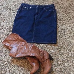 Levi’s Jean Skirt with slit in back